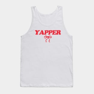 Yapper Y2k Tee, Y2K Slogan Shirt, Coquette Aesthetic Tank Top